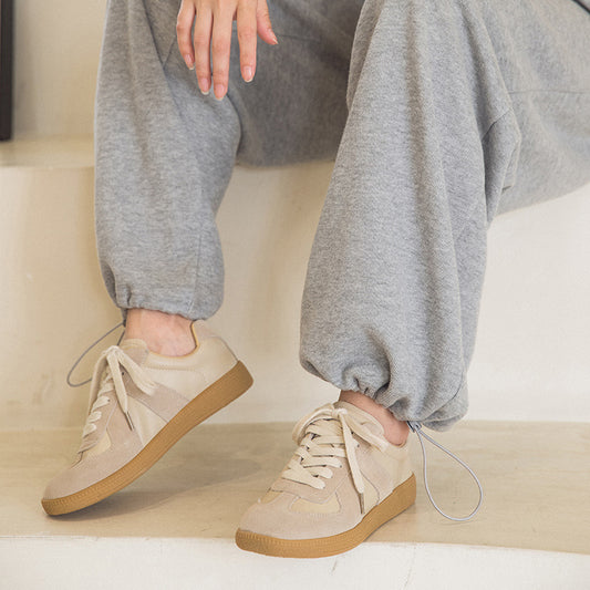 Dawn – Baskets Rétro Vegan Blancs pour Femmes