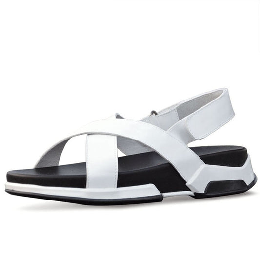Colin – Sandales Élévatrices en Cuir Vegan pour Hommes