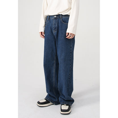 Gordon – Jeans Droits Taille Élastique Style Décontracté