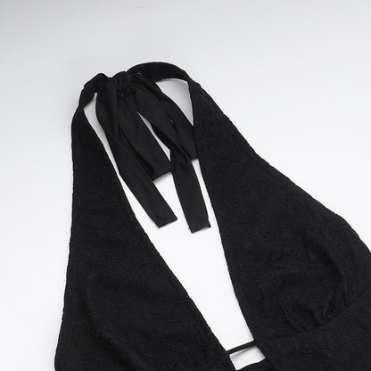Lauren – Combinaison en Dentelle Slim Fit à Col V