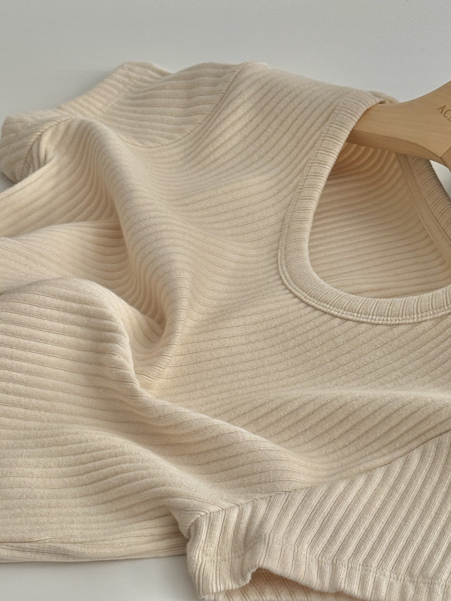 Anne – T-shirt à Manches Courtes avec Texture