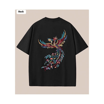 Ronnie – T-shirt à manches courtes en coton avec broderie pour hommes