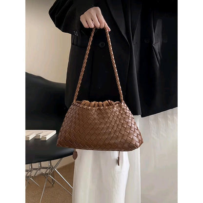 Mandy – Sac À Main Tressé en Cuir Vegan Pour Femme