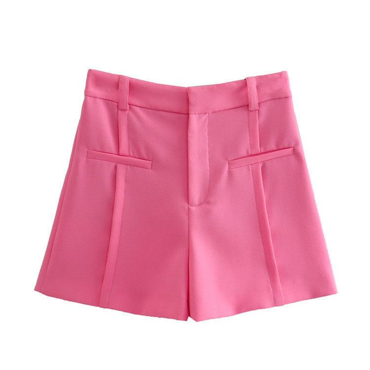 Abigail – Short Taille Haute avec Poches