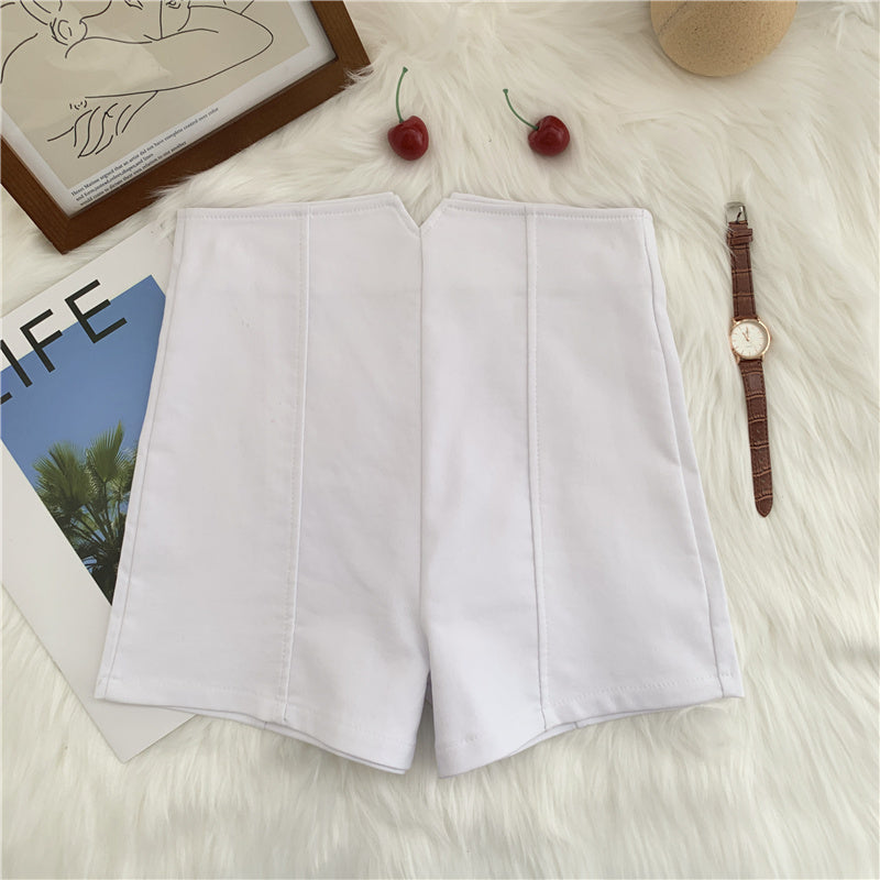 Natasha – Shorts Évasés à Taille Haute pour Femmes