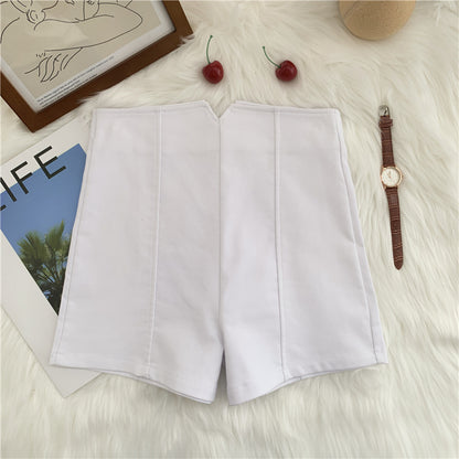 Natasha – Shorts Évasés à Taille Haute pour Femmes