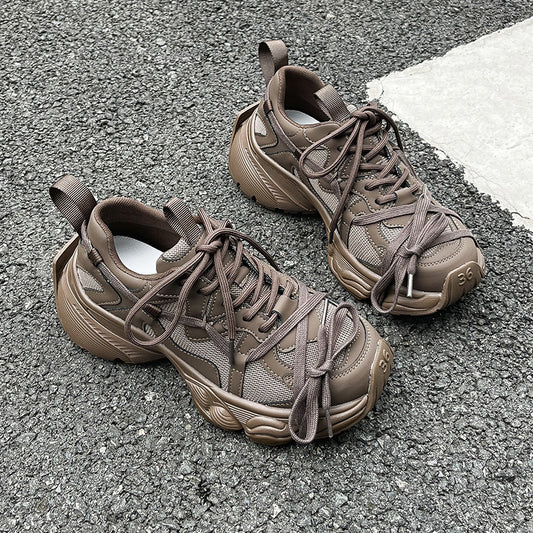 Marion – Chaussures à plateforme en cuir vegan pour femmes