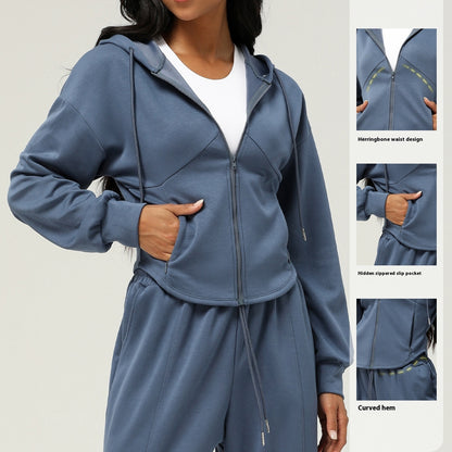 Helen – Veste de Yoga Ample avec Poches pour Femmes