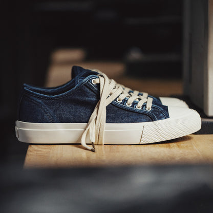 Owen – Chaussures en Toile Lavées Style Rétro Décontracté