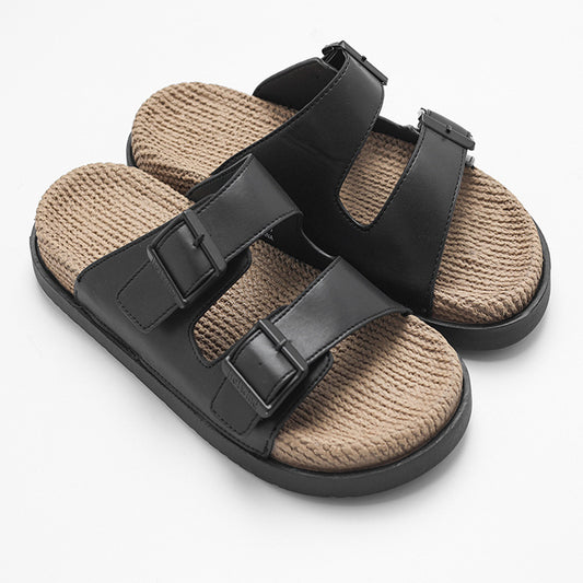 Grant – Chaussons Décontractés en Corde de Chanvre Élastique