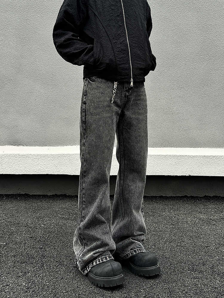 Vincent – Jean Skinny Gris Délavé et Usé