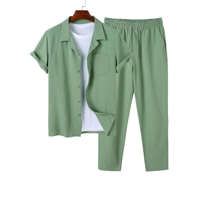 Fred – Chemise en Coton et Lin pour Homme