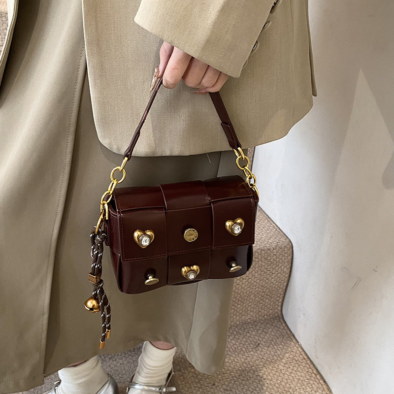 Amy – Petit Sac à Bandoulière Clouté pour Femme