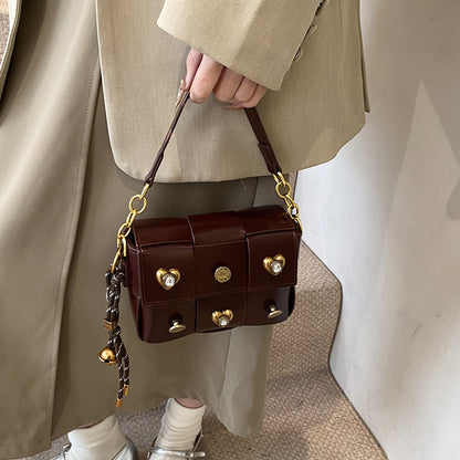 Amy – Petit Sac à Bandoulière Clouté pour Femme