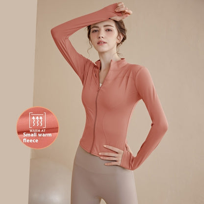 Alice – Manteau de Sport à Col Montant Doublé en Polaire pour Femme