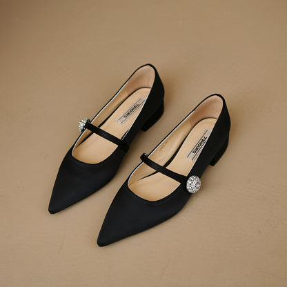 Juliet – Chaussures Mary Janes à Talon Chunky Bas