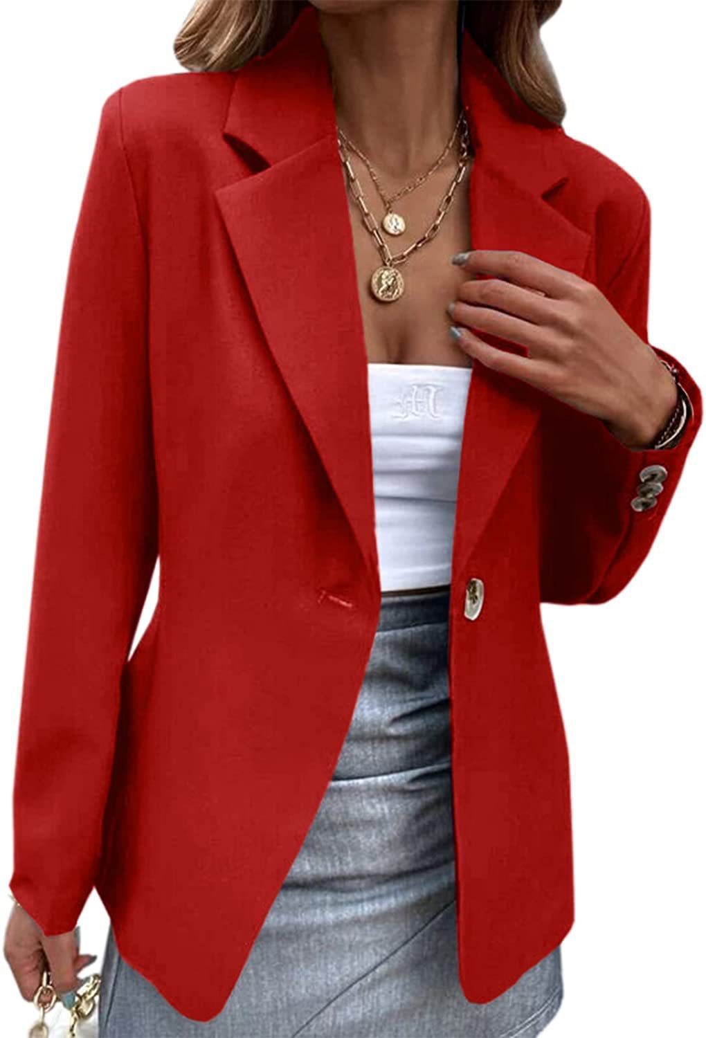 Joe – Manteau de costume à manches longues avec un bouton