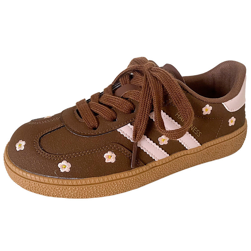 Kathryn – Chaussures de Sport Plates à Lacets pour Femmes