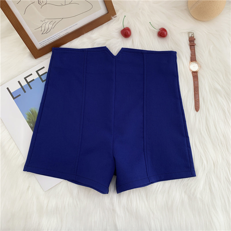 Natasha – Shorts Évasés à Taille Haute pour Femmes