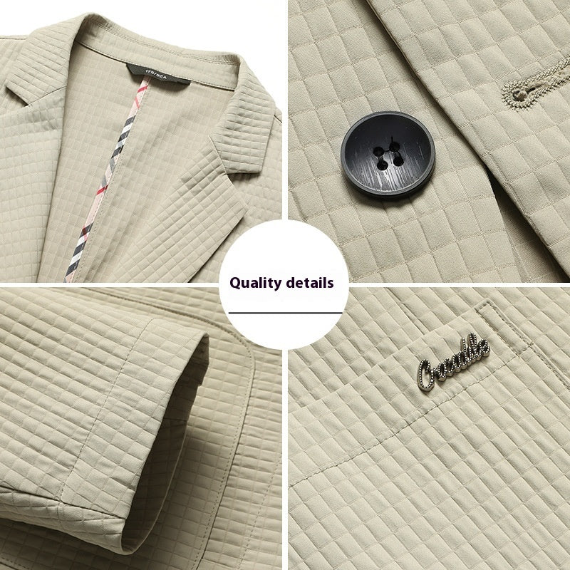 Dominic – Veste d'affaires décontractée haut de gamme pour le printemps et l'automne