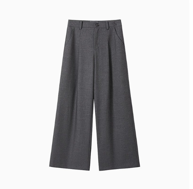 Amy – Pantalon Évasé Taille Haute Femme
