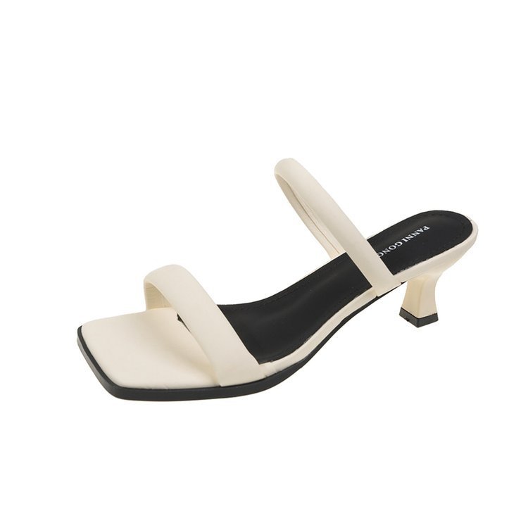 Audrey – Sandales à Talon Épais avec Chaîne