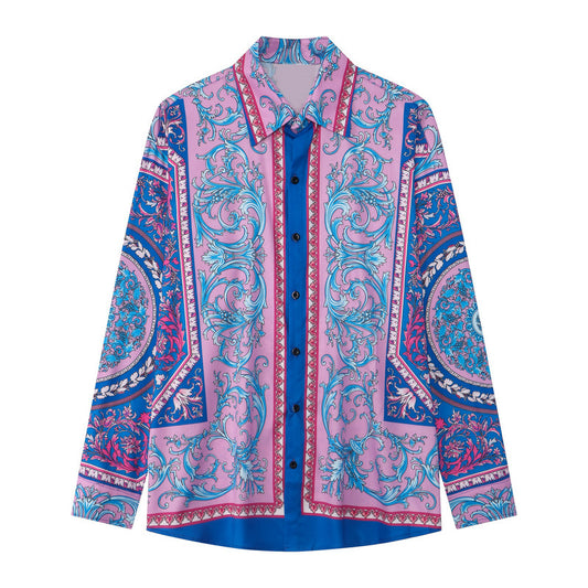 Alfred – Chemise Longue Bohème Vintage Décontractée pour Homme