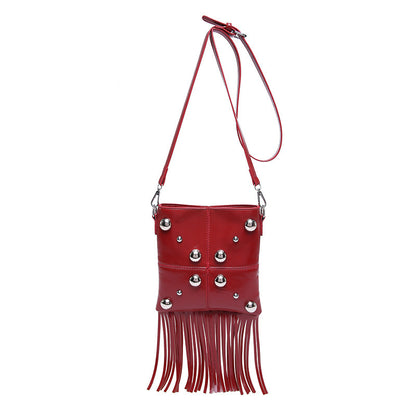 Hayley – Sac Bandoulière à Franges avec Rivets