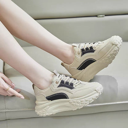 Lauren – Chaussures de Sport Femme à Semelle Épaisse