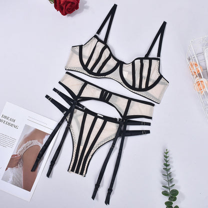 Shirley – Ensemble sexy en mesh transparent