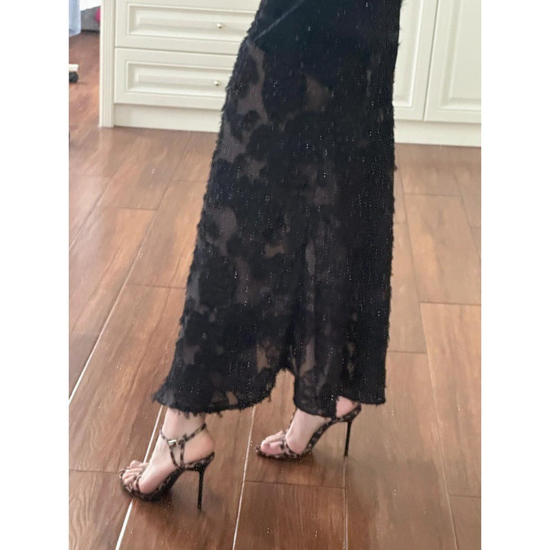 Hannah – Talons Hauts Imprimé Léopard avec Bride à la Cheville