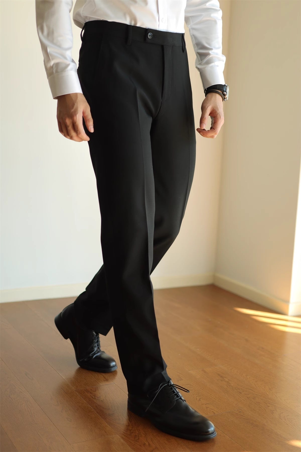 Eddie – Pantalon Commuter Élastique Coupe Droite