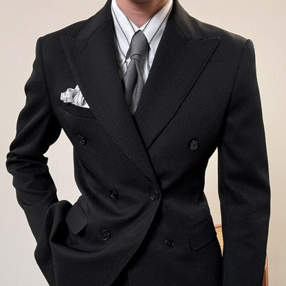 Gabriel – Costume à Col Double Boutonnage