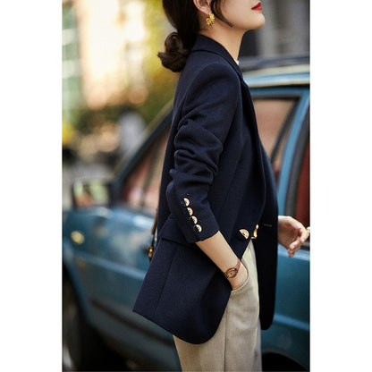 Karen – Veste de Costume en Laine pour Automne et Hiver