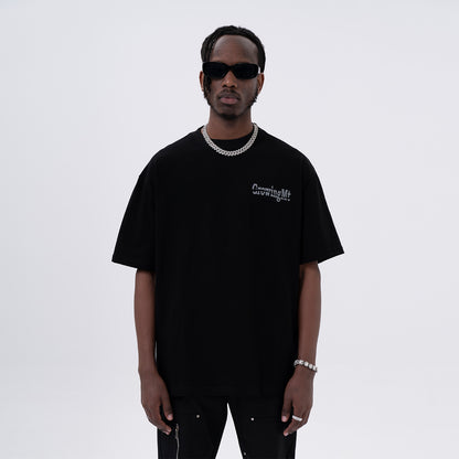 Gerald – T-shirt à Manches Courtes avec Imprimé Lettre au Dos
