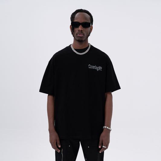 Gerald – T-shirt à Manches Courtes avec Imprimé Lettre au Dos