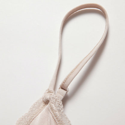 Anne – Nuisette en Soie avec Bretelles