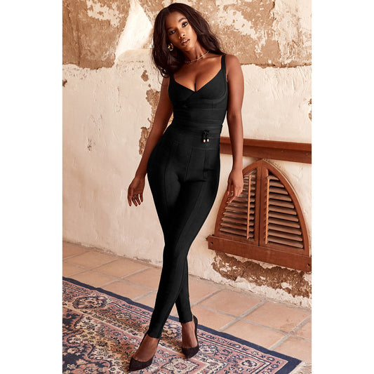 Mary – Body Slim à Bretelles Col V