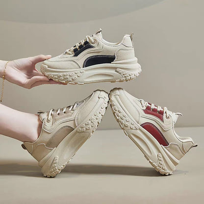 Lauren – Chaussures de Sport Femme à Semelle Épaisse
