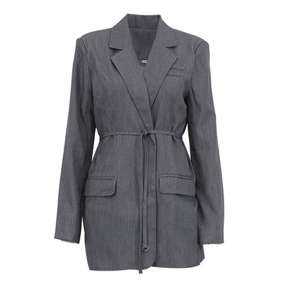 Billy – Veste de costume ample à lacets à manches longues