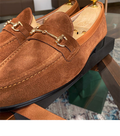Gary – Mocassins à Mors en Suède Végétalien