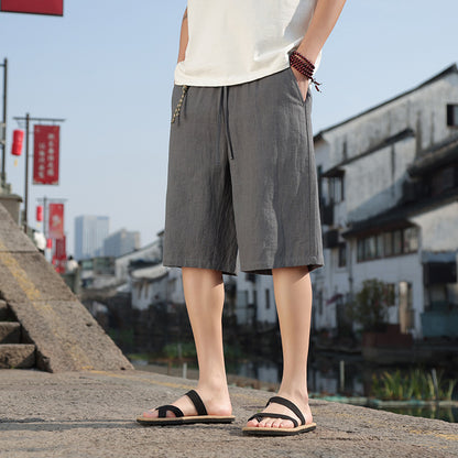 Alexander – Shorts d'Été en Lin et Coton pour Homme