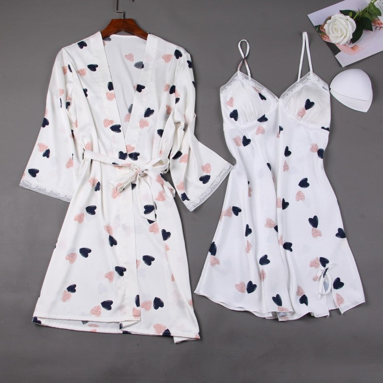 Lydia – Robe de Nuit en Dentelle et Soie