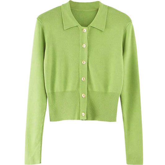 Giles – Pull à col polo slim rétro