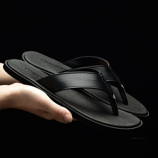 Reginald – Sandales Personnalisées en Cuir Végan Style Coréen