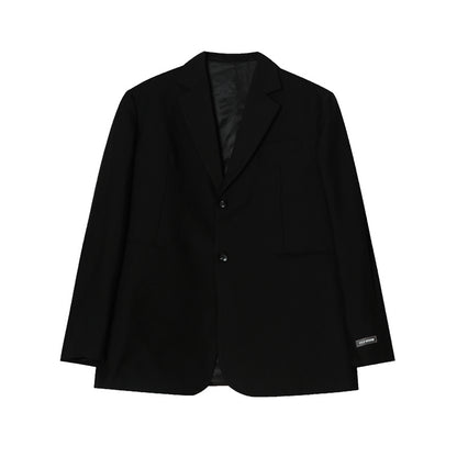 Ricky – Veste Western Casual en Tissu Texturé Style Coréen