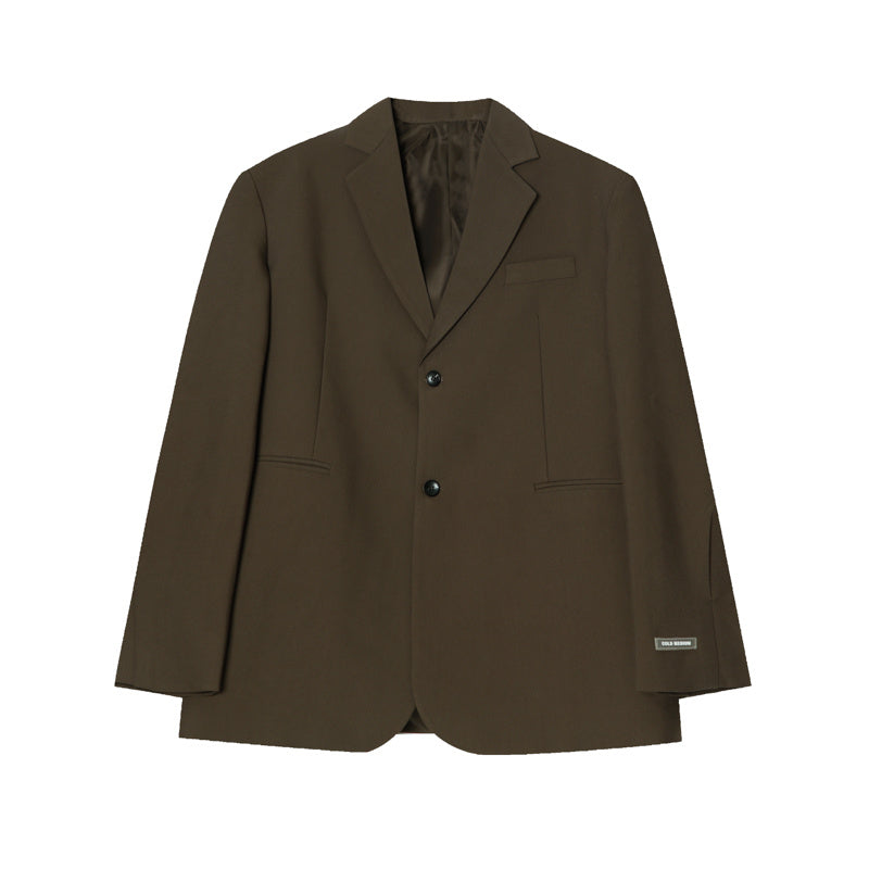 Ricky – Veste Western Casual en Tissu Texturé Style Coréen