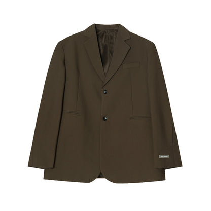 Ricky – Veste Western Casual en Tissu Texturé Style Coréen