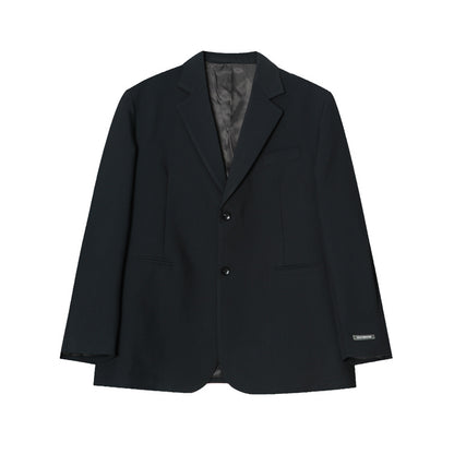 Ricky – Veste Western Casual en Tissu Texturé Style Coréen