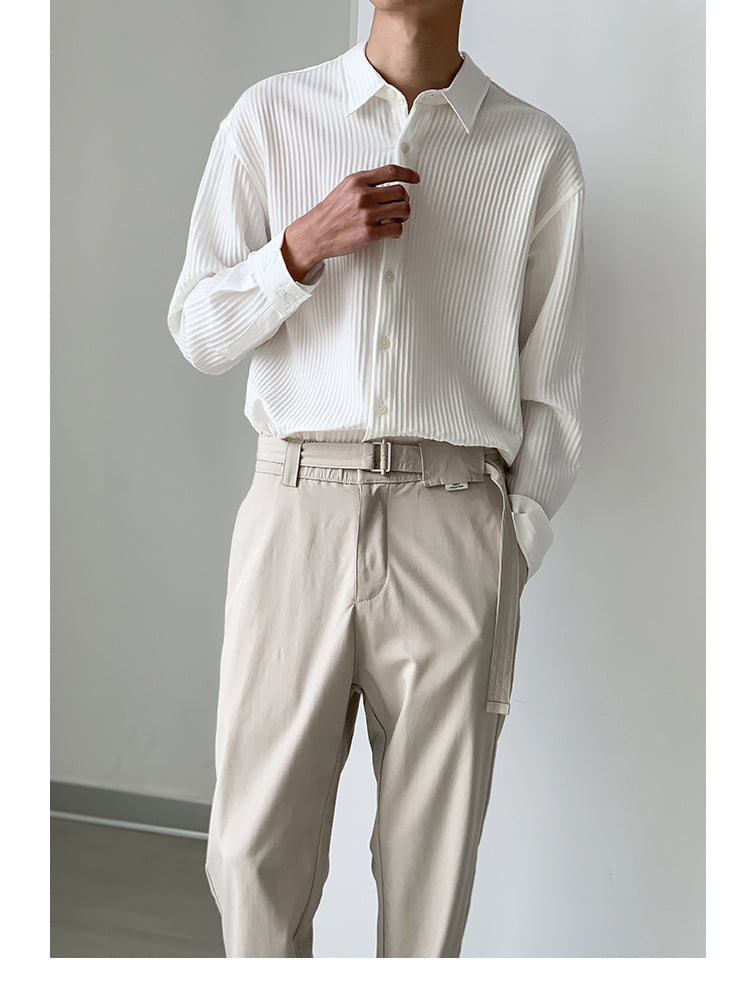 Mick – Chemise Décontractée Légère à Manches Longues